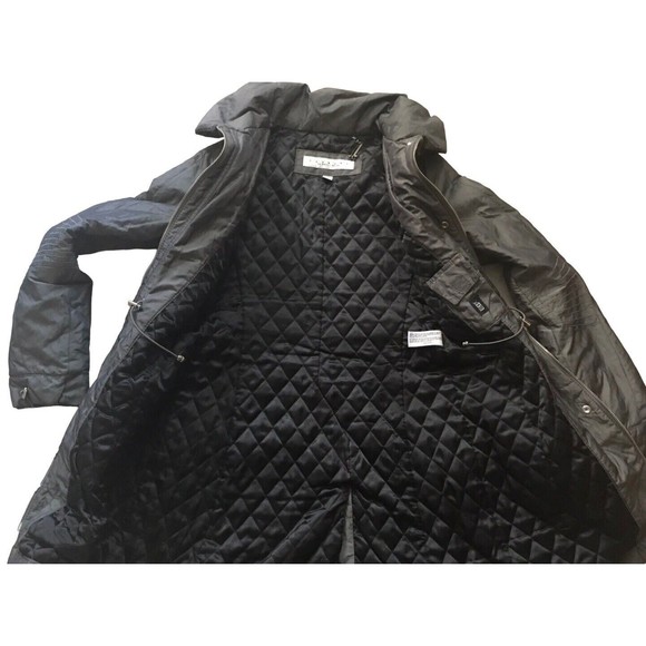 Laundry Shelli Segal Womens Coat Double Zip Adjustable Collar XS - Picture 5 of 12